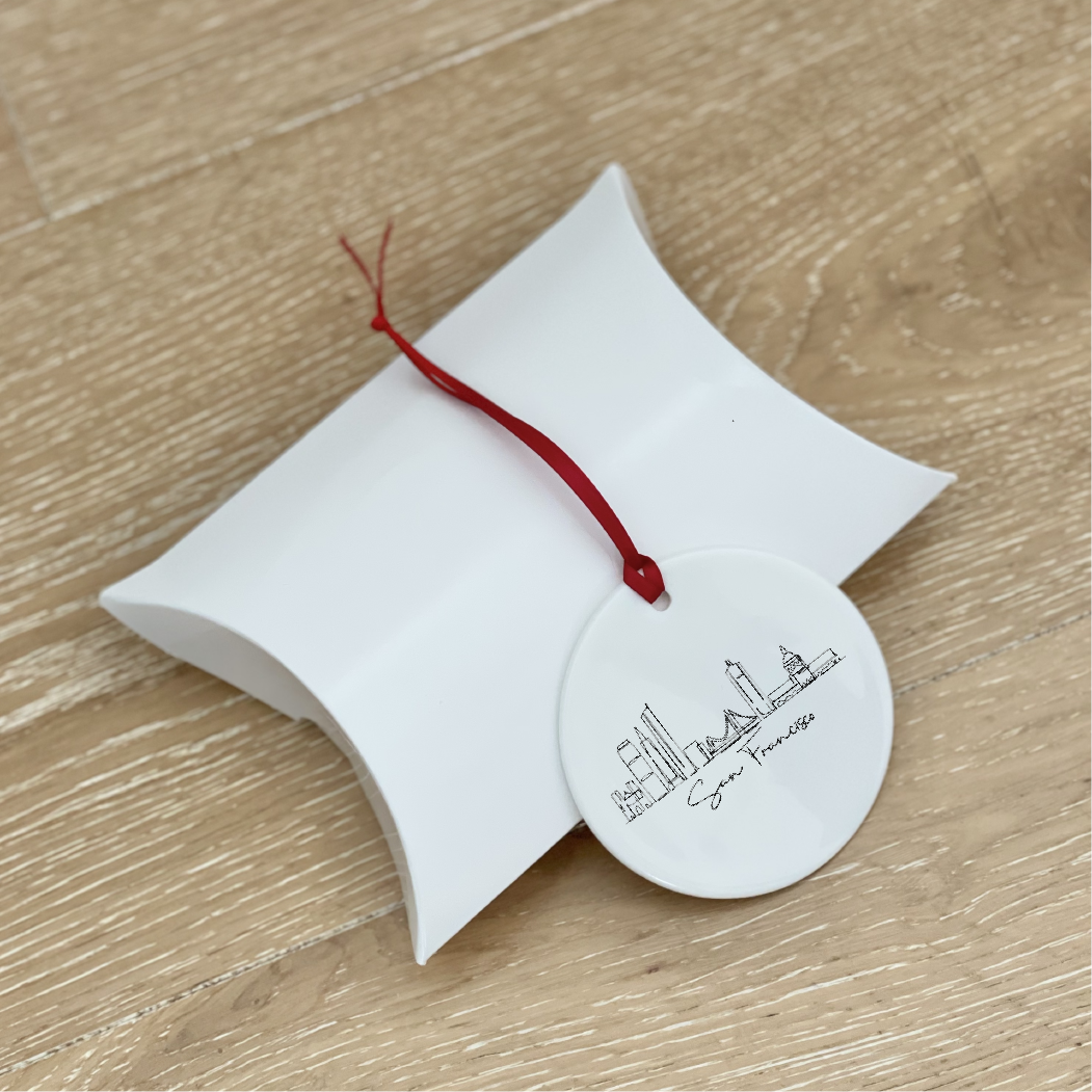 Elm Ridge Home - Wholesale Ornament - San Fransisco Christmas Ornament1