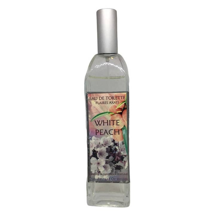 Museum Wholesale Inc - Wholesale Perfume/eau de toilette - White Peach Cologne Personal Fragrance Spray by Flaires 3.4oz