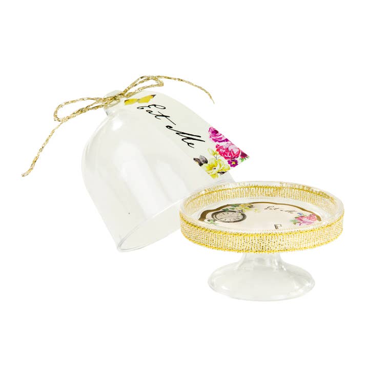 Talking Tables USA - Wholesale Cake Stand - Alice in Wonderland Party Favor Cake Domes | 6 Pack |