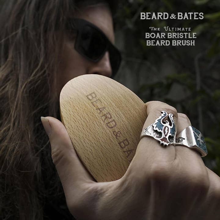 Beard & Bates - Wholesale Beard Brush/Comb - Beard & Bates | The Ultimate Boar Bristle Beard Brush5