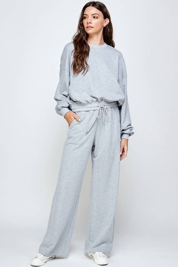 HEATHERGREY ÖVERSTOR LOUNGEWEAR TERRYTOPP S1920 för wholesale på Faire