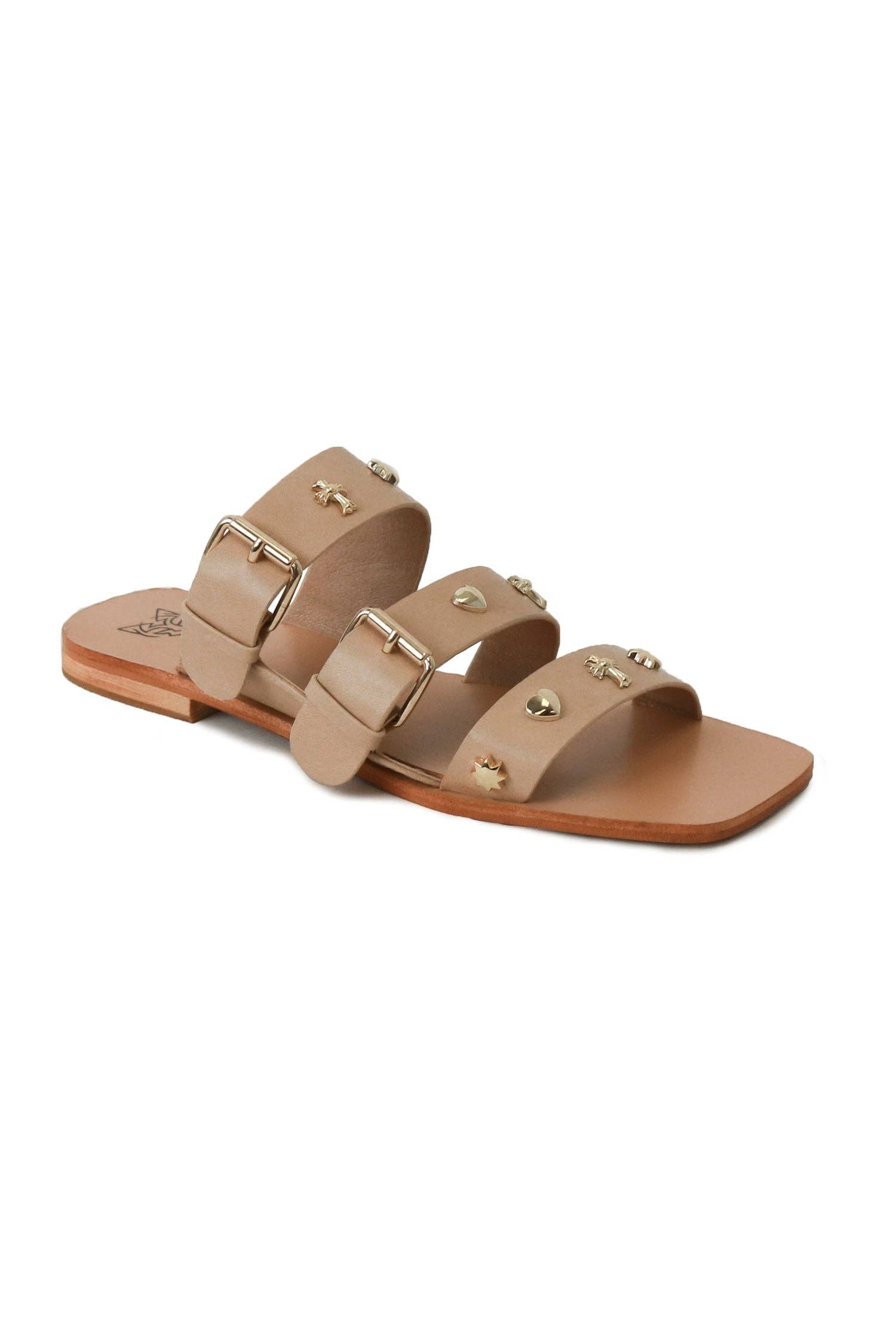 BEAST FASHION - Vendita all'ingrosso Sandali - Donna - Sandali bassi con borchie LANA-023