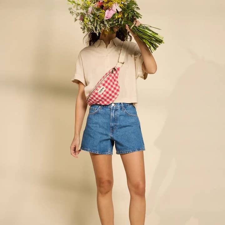 Hindbag - Wholesale Belt Bag - Women's - Olivia fanny pack Vichy pink