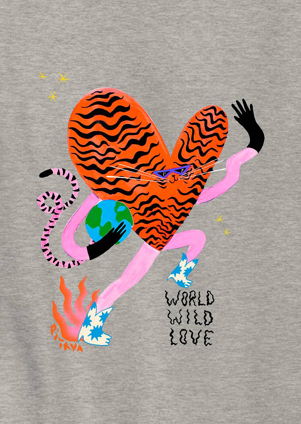 Pitaya Yoga – wholesale Graphic sweatshirt – Women’s – WORLD WILD LOVE 🔥1