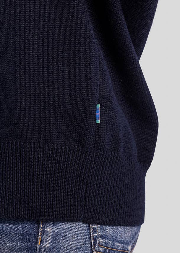 Navy WM Logo Sweater for wholesale on Faire5