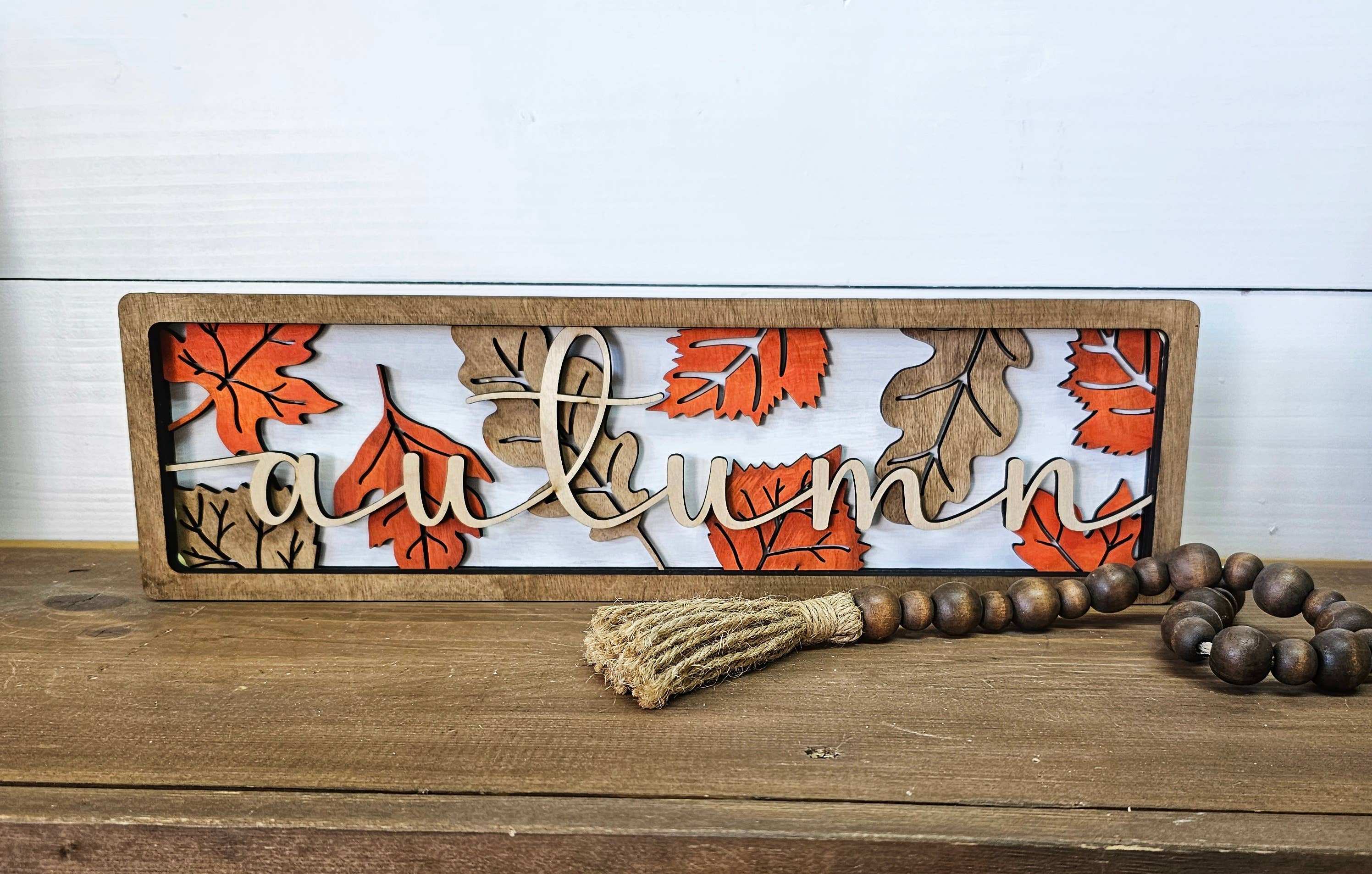 Paisley Grace Makery - Wholesale Sign - Autumn Four Layered Laser Cut Sign1