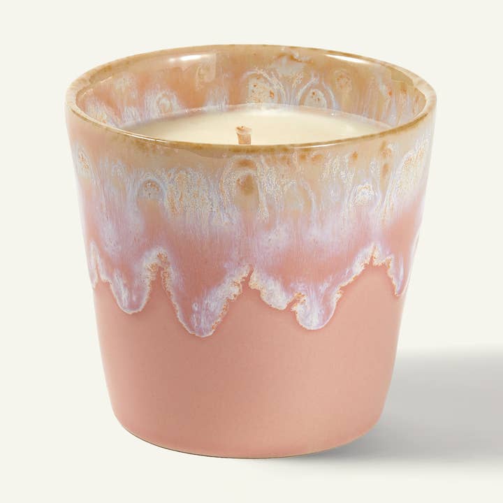 Vela Recarregável Rosa em Copo de Café por atacado de Tyler Aromatherapy