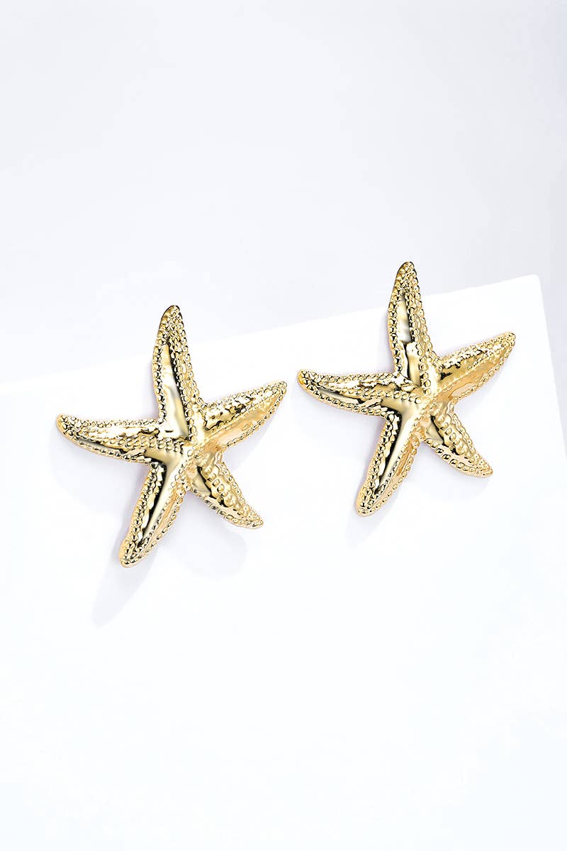 BYREN | ÉLINE L'ATELIER - Wholesale Dangle Earrings - Stainless steel star earrings 124AQ3870
