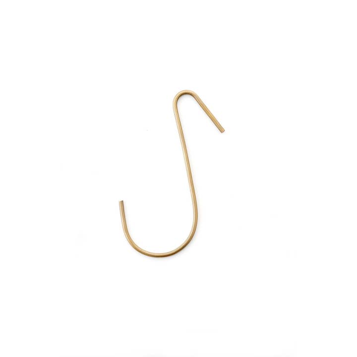 Fog Linen Work - Wholesale Wall hook - Brass J Hook (M)1