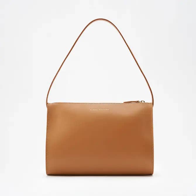 Minor History - Wholesale Shoulder Bag - Women's - The Hug Shoulder Bag - Saddle