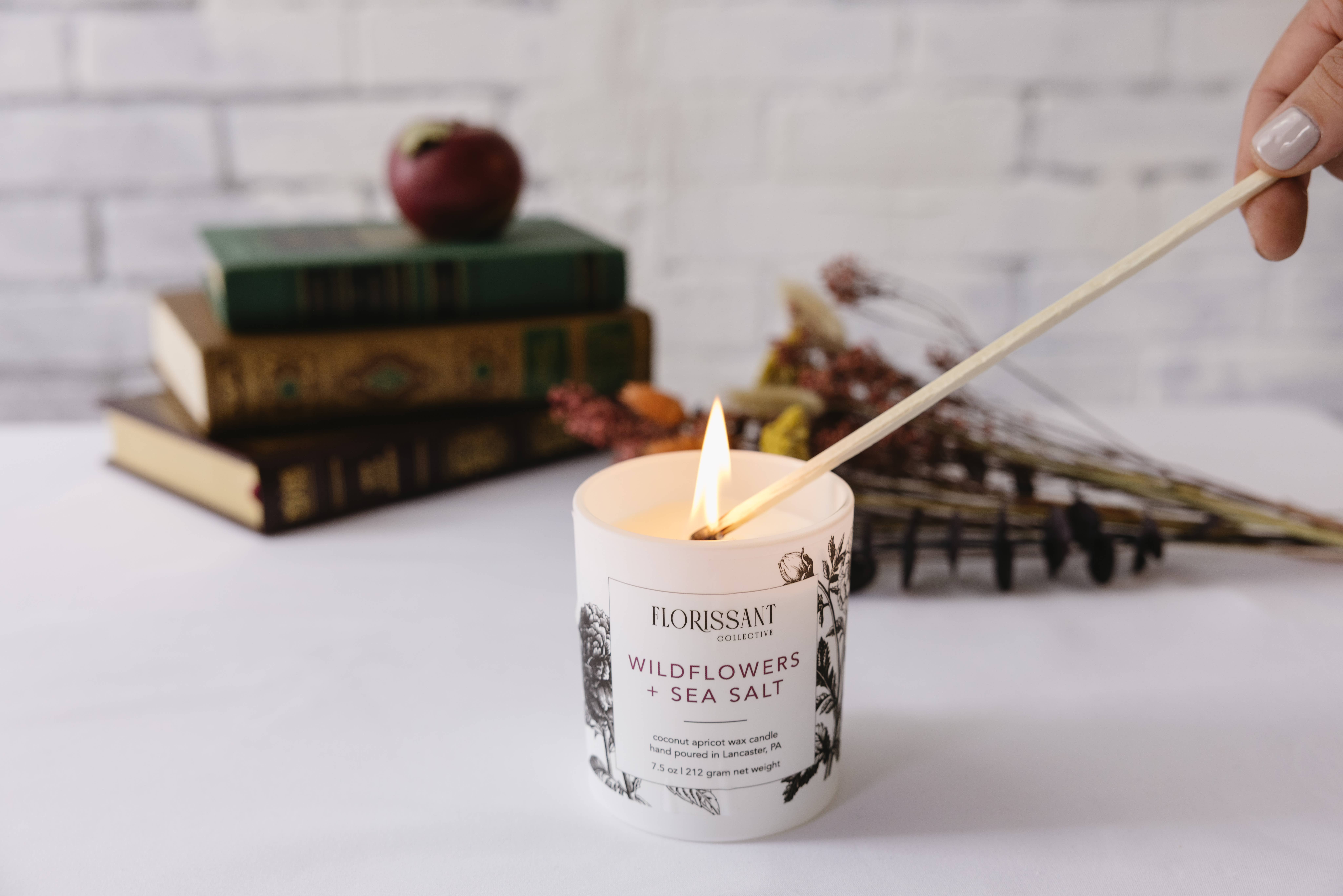 Florissant Collective - Wholesale Jar/Filled Candle - Wildflower + Sea Salt Candle Tumbler5