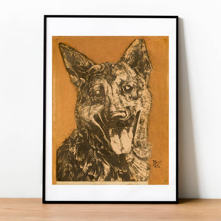 The Hound Art Print for wholesale by Cynefn