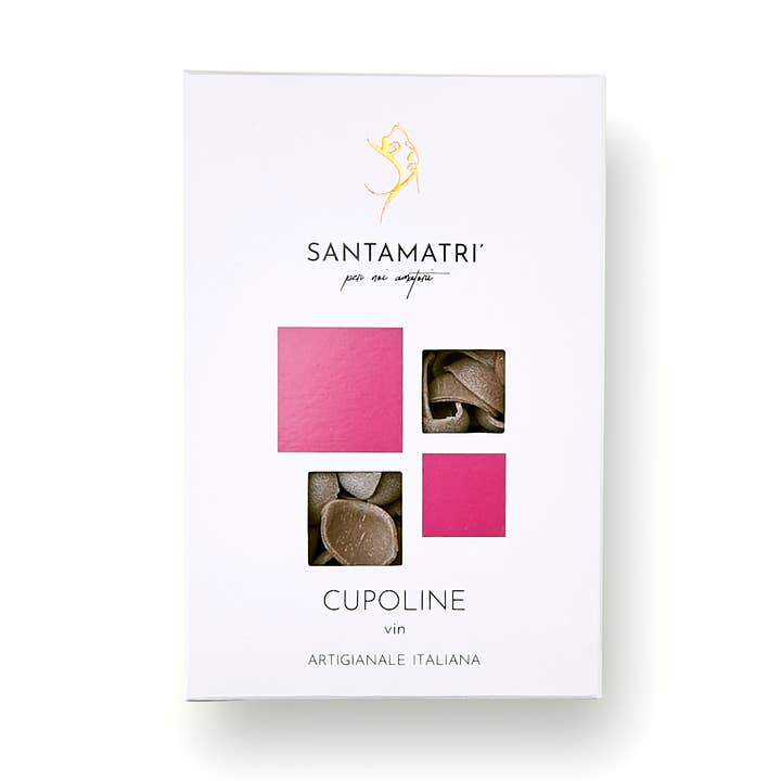 Cupoline Artisanal Pasta / Red Wine - 250g for wholesale by SANTAMATRI'