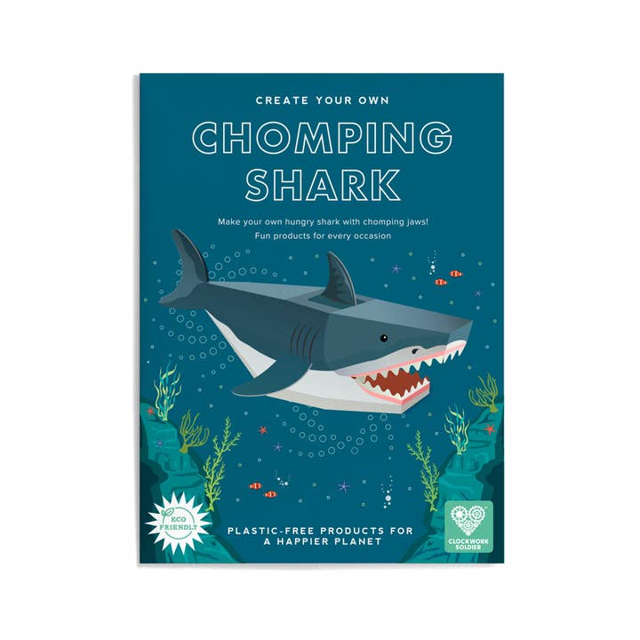 Clockwork Soldier - Wholesale DIY Craft Kit - Kids - Create Your Own Chomping Shark
