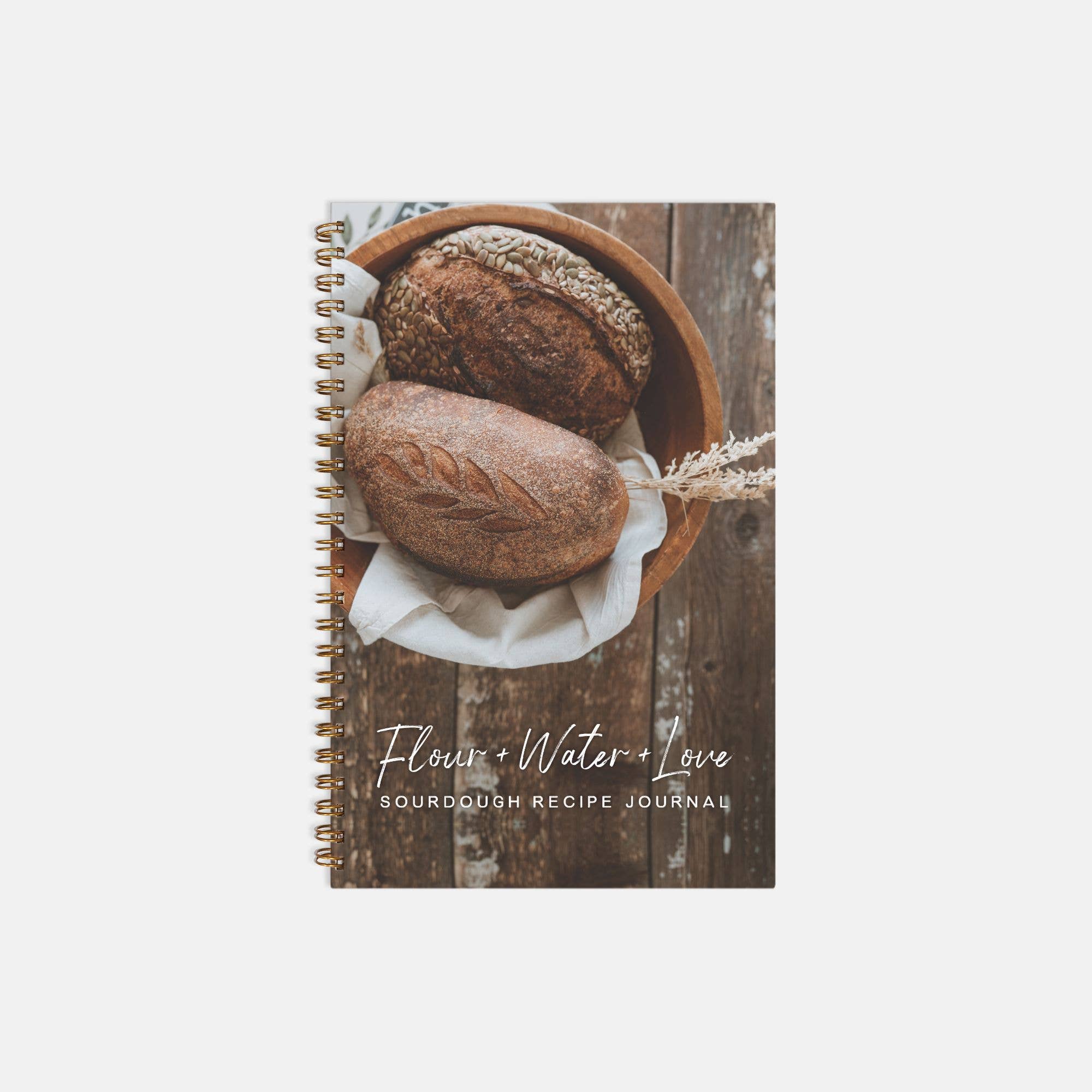 Middlefork & Co. - Wholesale Cookbooks & Food - Flour + Water + Love: Sourdough Recipe Journal Cookbook0