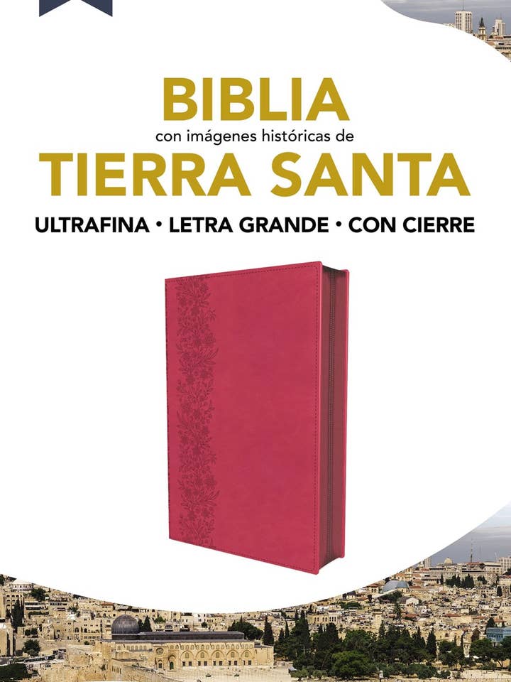 RVR60, Santa Biblia, Tierra Santa, Ultrafina, Letra grande for wholesale by HarperCollins Christian Publishing