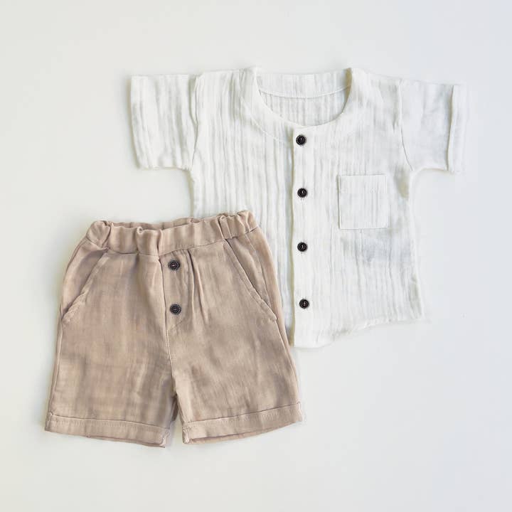 Boys Muslin Set "Niki" for wholesale by Dreamline