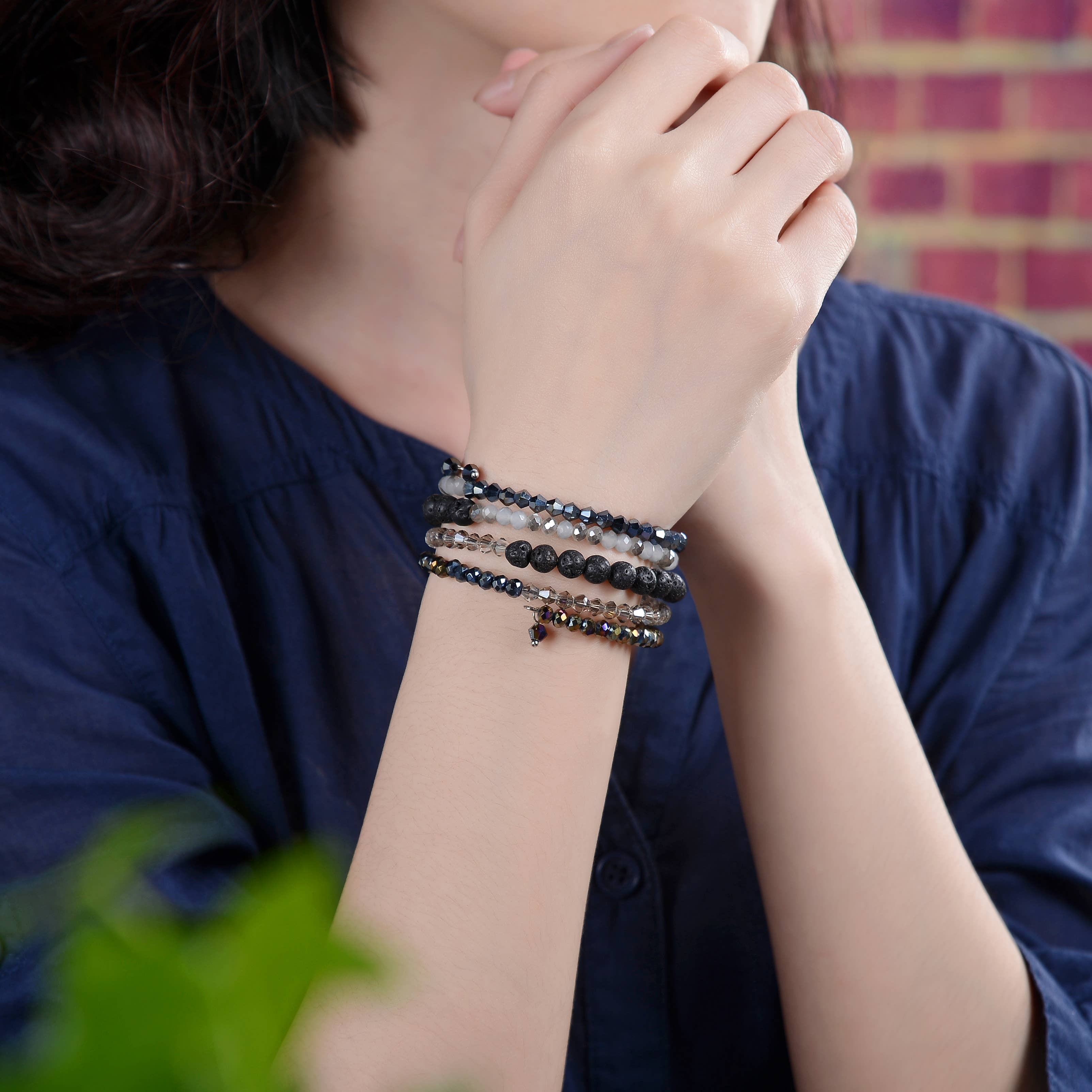 IST Jewelry – wholesale Beaded bracelet – Memory Wire Bracelets8