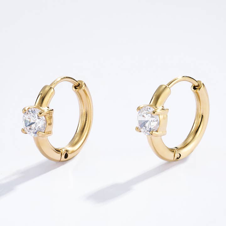 BYREN | ÉLINE L'ATELIER - Vente Boucles d'oreilles pendantes - Boucles d'oreilles en acier inoxydable 124AQ3330