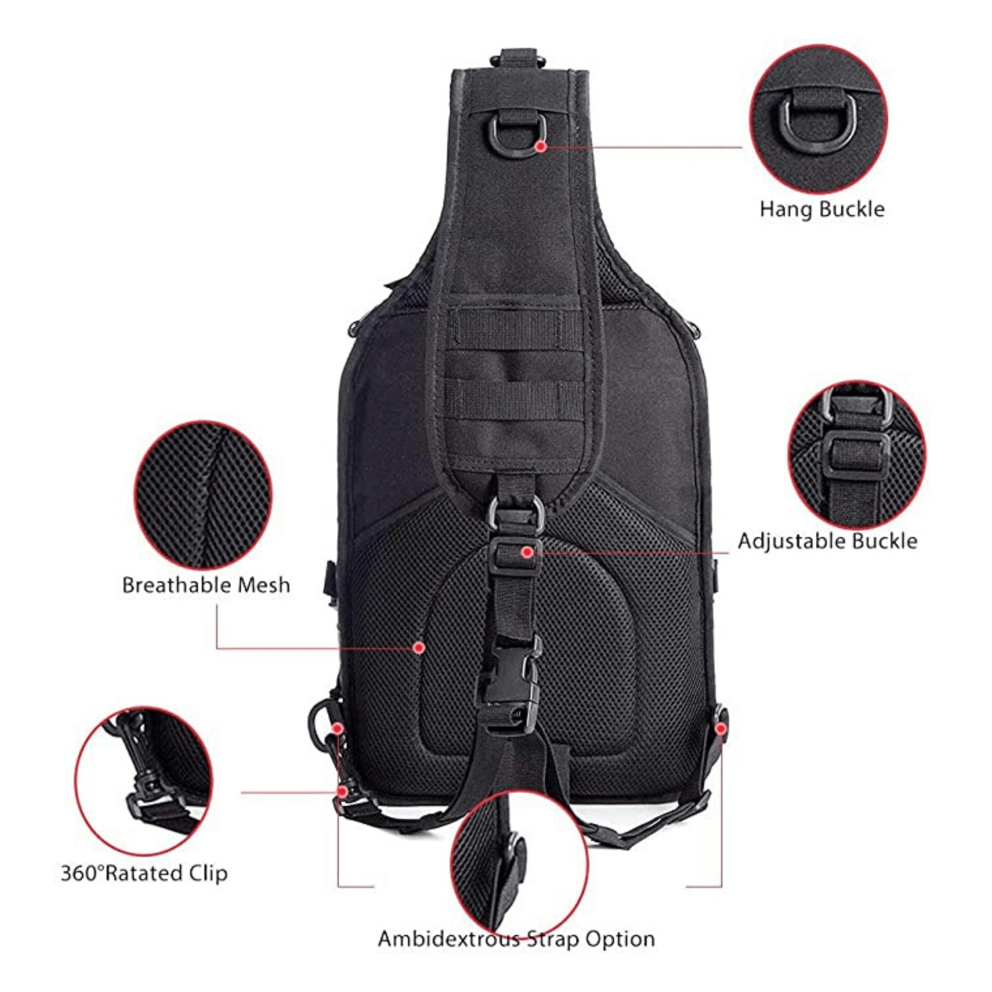 JupiterGear Home - Wholesale Crossbody Bag - Unisex - Outdoor 15L Medium Sling Range Bag10