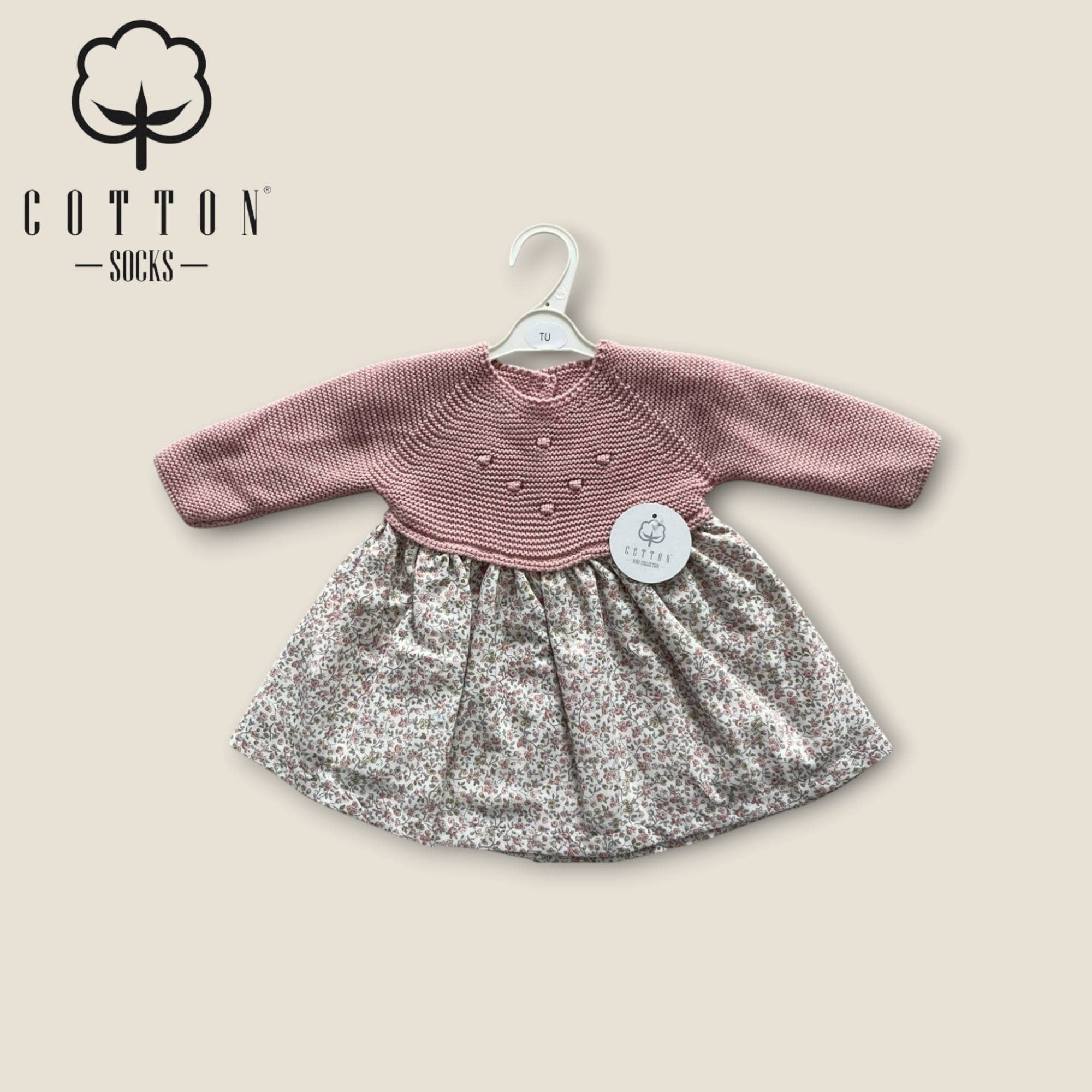 Cotton Socks – wholesale Klänning - Baby – 789 Stickad klänning med 100% bomullstyg8