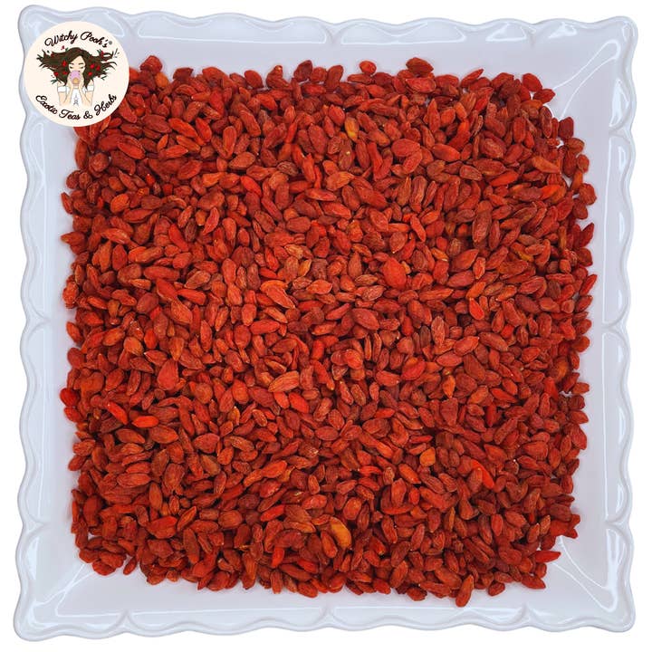 Witchy Pooh's Exotic Teas & Herbs - Wholesale Dried/Dehydrated Fruit - Witchy Pooh's Wolfberries, Goji Berries - Whole Soft & Chewy18