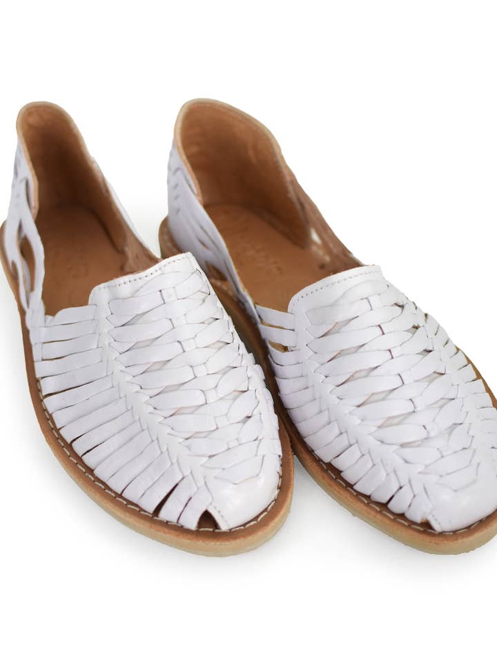 Macarena Collection Womens Shoes Leather Sandals 3050F White for wholesale by Macarena Collection