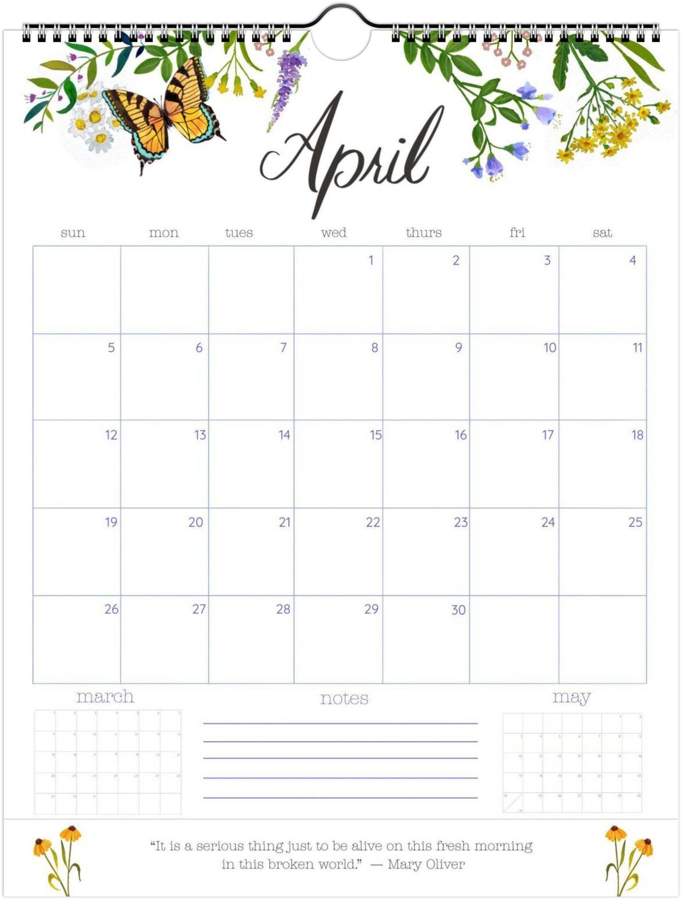glad you're here co - Wholesale Calendar - 2026 Nature-Inspired Wall Calendar – Botanical & Floral Artwork | 12-Month Hanging Calendar with Hand-Painted Illustrations (Pre-Order Ships Sept. 15)5