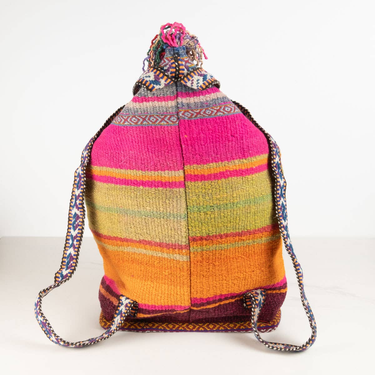 The Winding Road - Wholesale Crossbody Bag - Women's - Handwoven Sling Bag / Backpack with Zip Top from Peru5