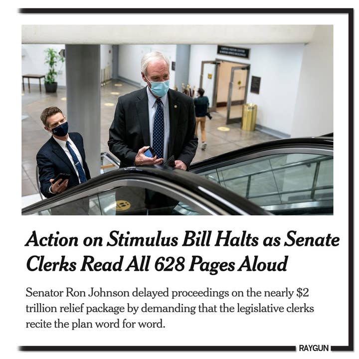 RAYGUN - Wholesale Screen Printed T-Shirt - Unisex - Wisconsin Needs Less Ron Johnson T-Shirt3