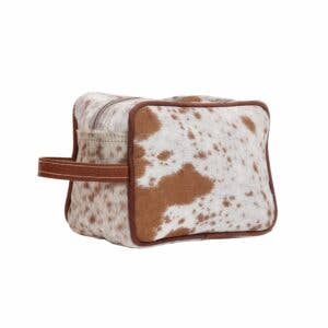 Cowhide Leather Men Women's Jyun Dopp Kit for wholesale by Hopofly Bags