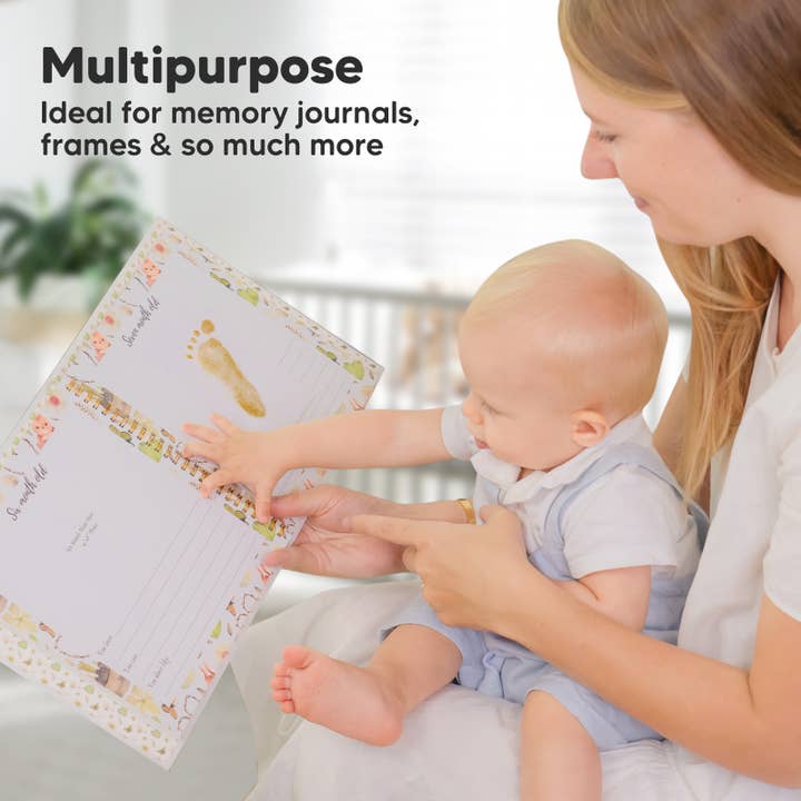 Gold 2Pk Inkless Ink Pad, Baby Footprint Kit, Dog Paw Print Kit for wholesale on Faire7