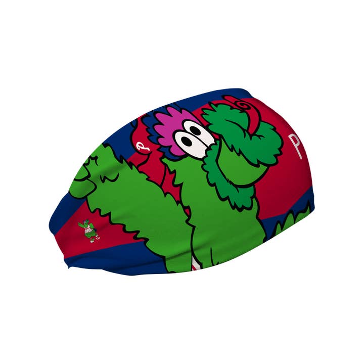 Multi Phillies Cooling Headband: Mascot Nameplate for wholesale on Faire
