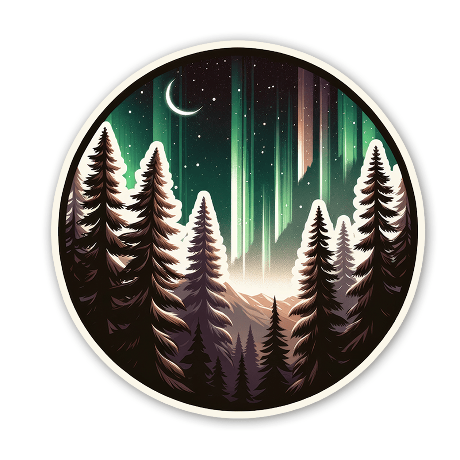 Sticker Atlas - Wholesale Sticker - Northern Lights Sticker0