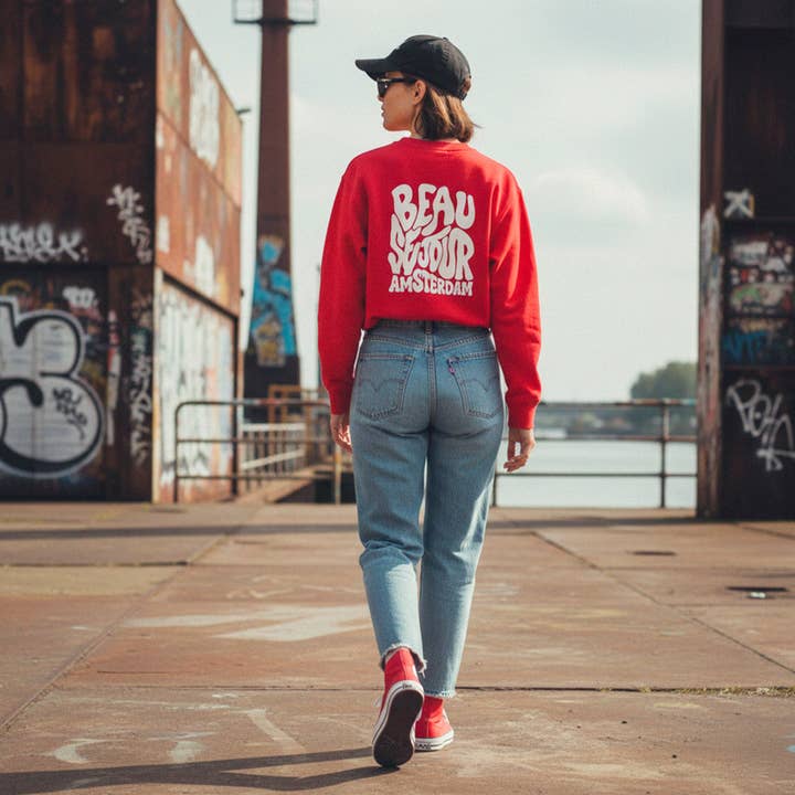 Sweatshirt Beauséjour Amsterdam voor wholesale door Beausejour France