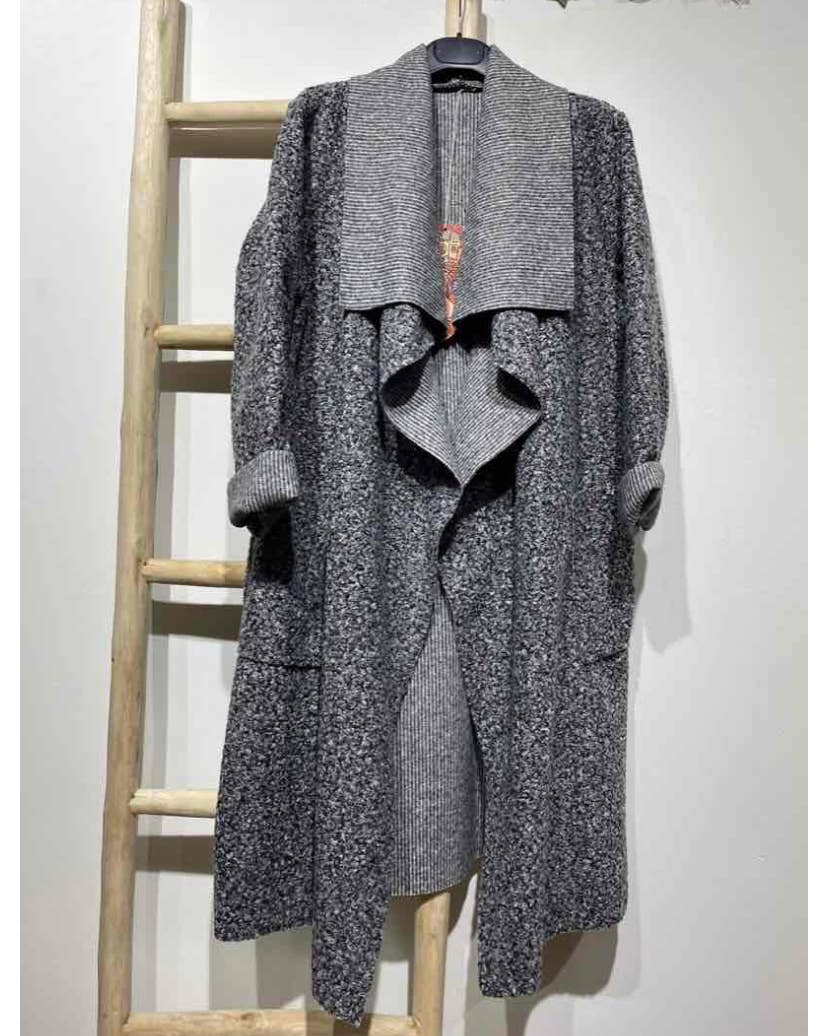 LINEN & COTTON HOUSE - Vente Manteau – femme - VESTE BOUCLETTE MATIERE RESPONSABLE + SIZE  35122 9