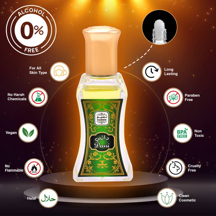 NASEEM – wholesale Roll-on-doft – DANI Roll On Fruity Vanilla Patchouli Kvinnors doft2