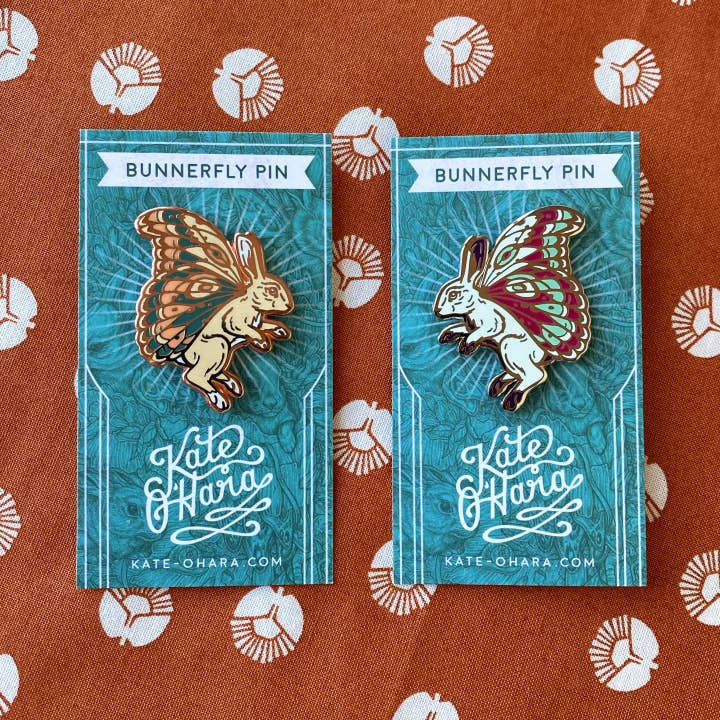 Kate O'Hara - Vendita all'ingrosso Spilla da bavero - Spilla smaltata Bunnerfly7