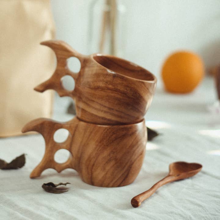 Wood Kuksa Coffee Mug - Home Decor and Gifts for wholesale by 194 Craft House