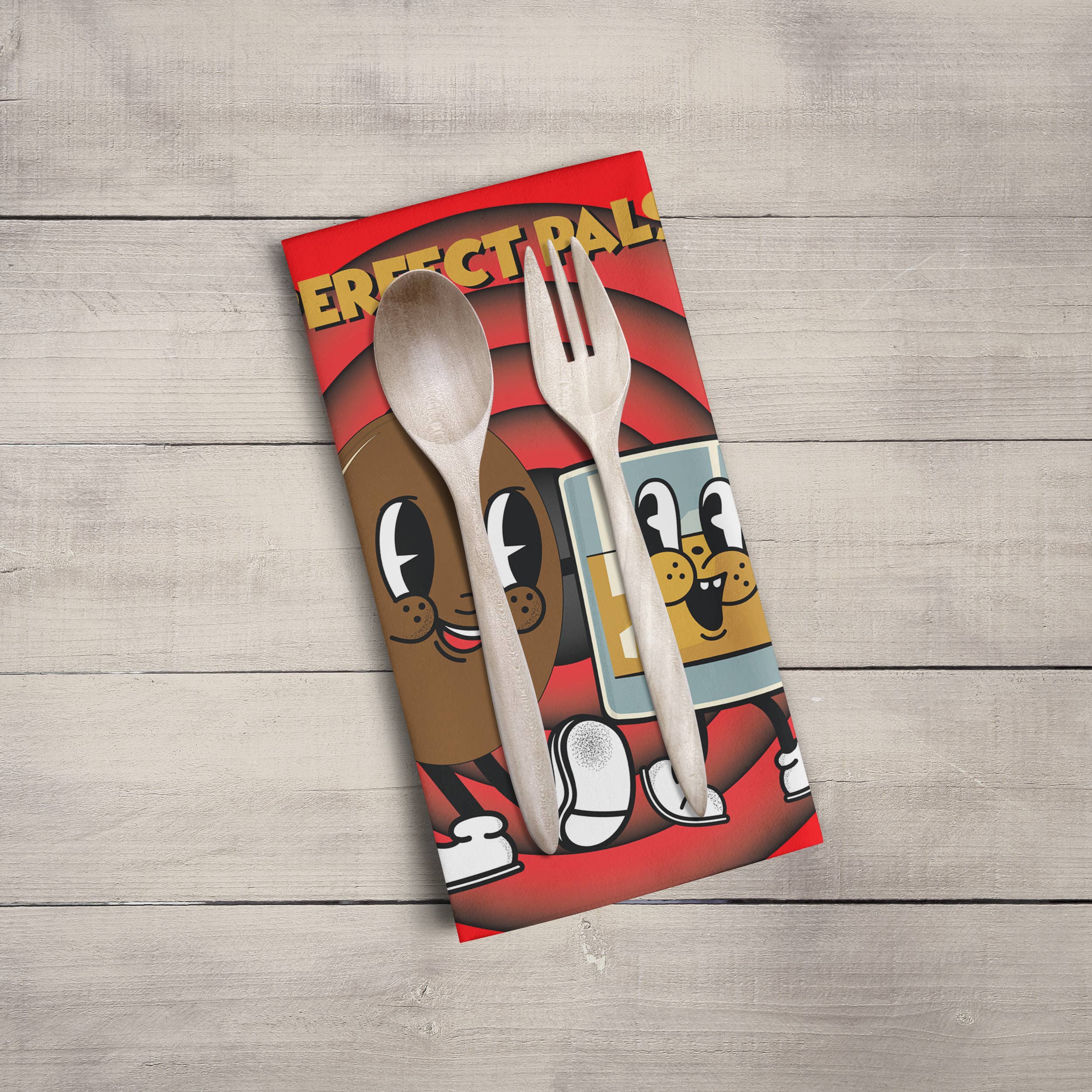 Brave Scottish Gifts – Großhandel Geschirrtücher – Haggis & Whisky Geschirrtuch2