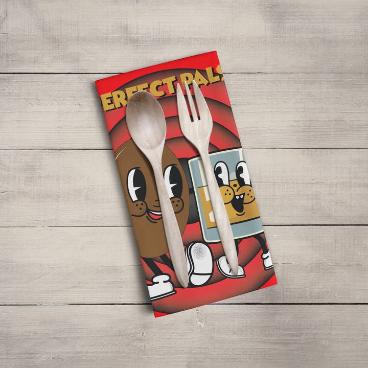 Brave Scottish Gifts – Großhandel Geschirrtücher – Haggis & Whisky Geschirrtuch2