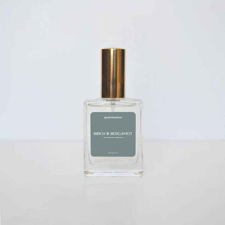Birch & Bergamot Perfume Spray for wholesale by Good Intentions