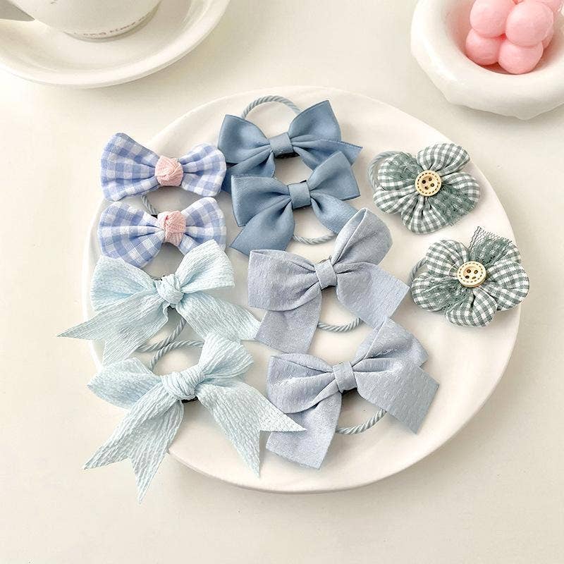 KiddieKickz - Wholesale Hair Bow - Kids - Children's Color Bow Hair Rope High Elasticity2