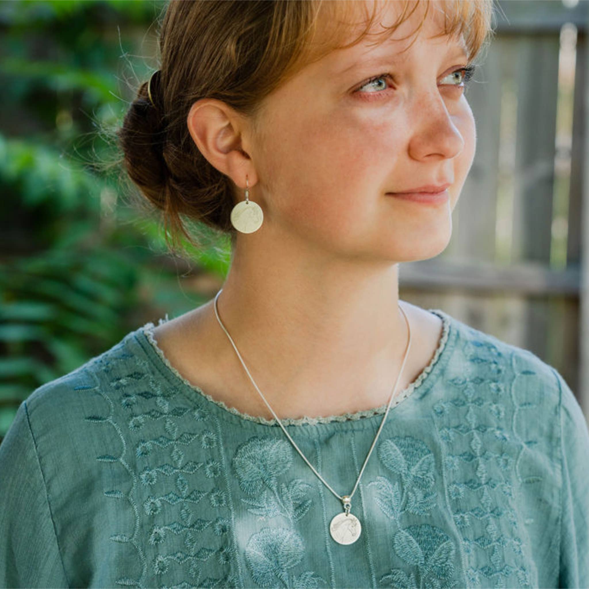 Buckaroo Bling LLC dba Bling Boheme - Wholesale Pendant/Charm Necklace - Handmade Minimalist Sterling Silver Necklace with Engraving2