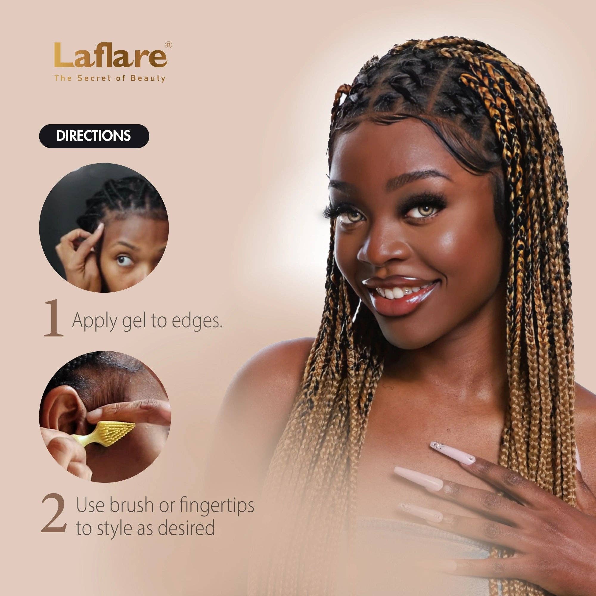 Laflare - Wholesale Hair Styling Gel/Mousse - Edge Bond Travel Size Hair Styling6