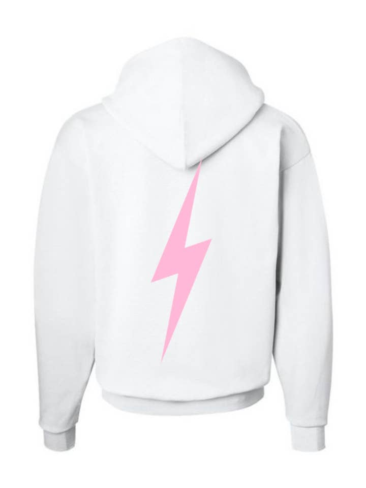 Cozy Drip Clothing - Vente Sweat à capuche – femme - SWEAT À CAPUCHE PREPPY LIGHTNING BOLT3