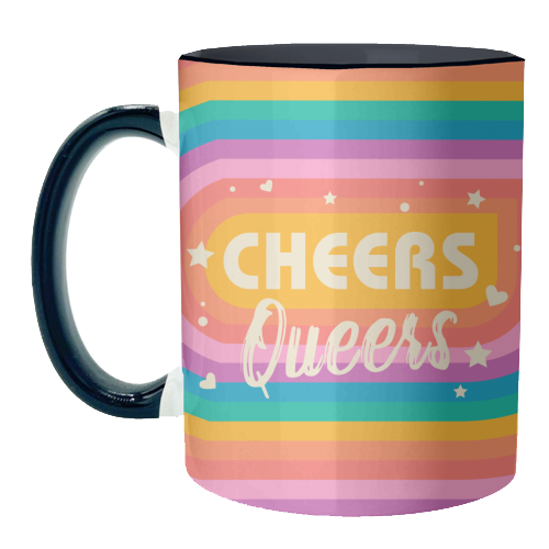 ART WOW - Wholesale Coffee Mug - Mugs 'Cheers Queers - Pride Rainbow June7