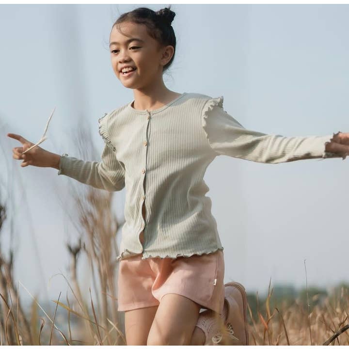Kleine Tijntje – Engroshandel Sweater - Børn – Cardigan med flæser