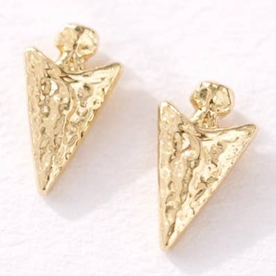 Pendientes con forma de punta de flecha para venta al por mayor de Mesa Blue