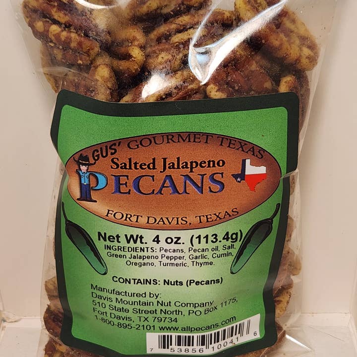 Jalapeno Salted for wholesale by Davis Mountains Nut Co.